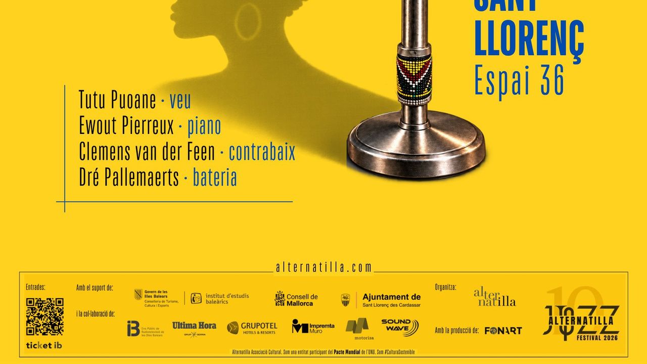 Tutu Puoane Quartet - Alternatilla Jazz Festival 2026 - Sant Llorenç