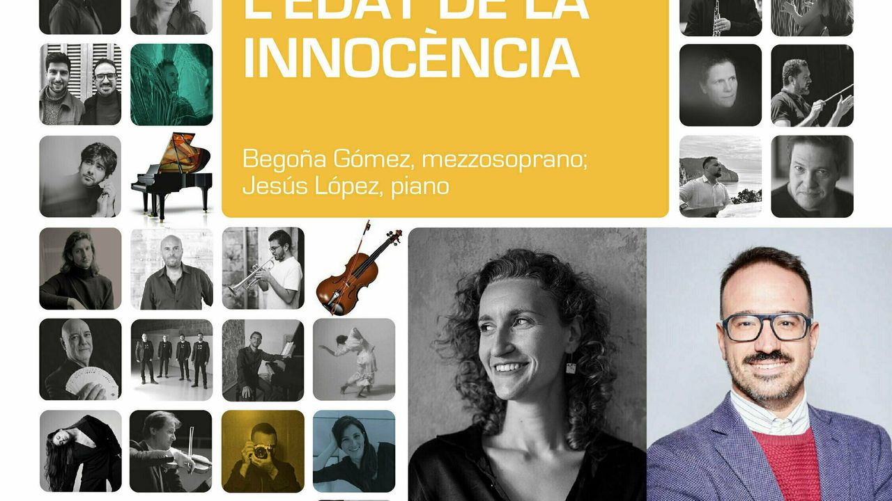 L'edat de la innocència. Begoña López, mezzosoprano; Jesús López, piano