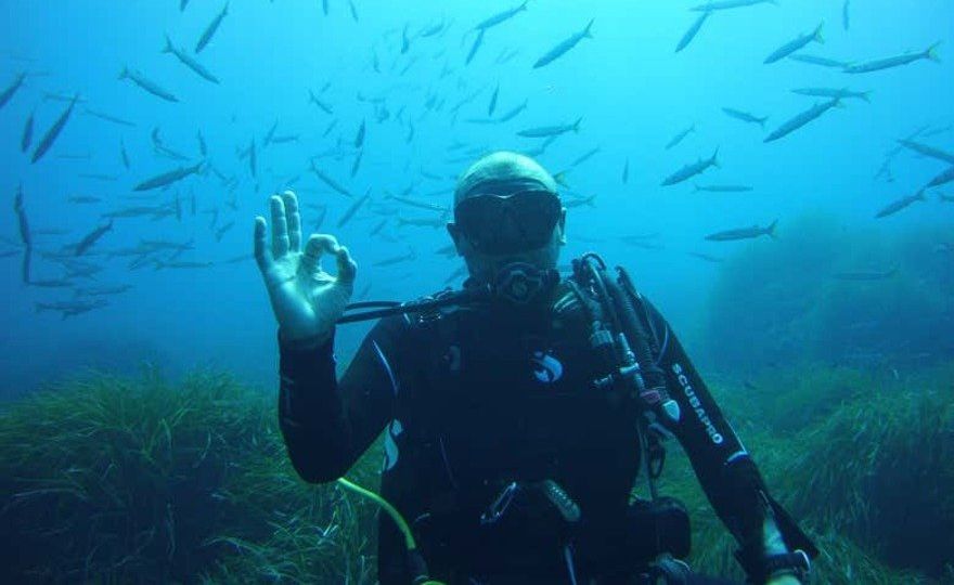 Bautismo de buceo en Puerto Addaya