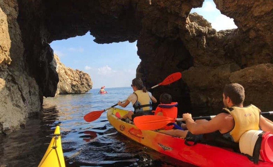 Kayak y snorkel en la costa de Pollensa