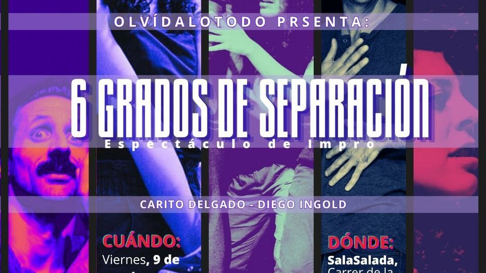 6 GRADOS DE SEPARACIÓN. impro en SalaSalada, Palma