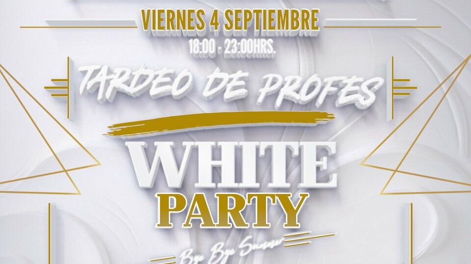 Tardeo de Profes White Party en Hotel Indico Rock